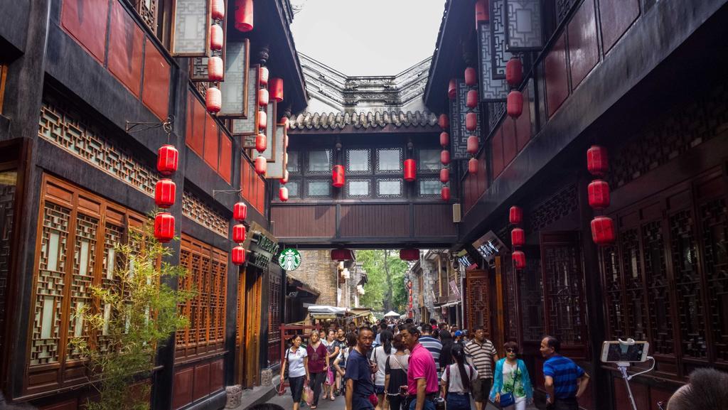 Chengdu Tianyou International Hotel Bagian luar foto
